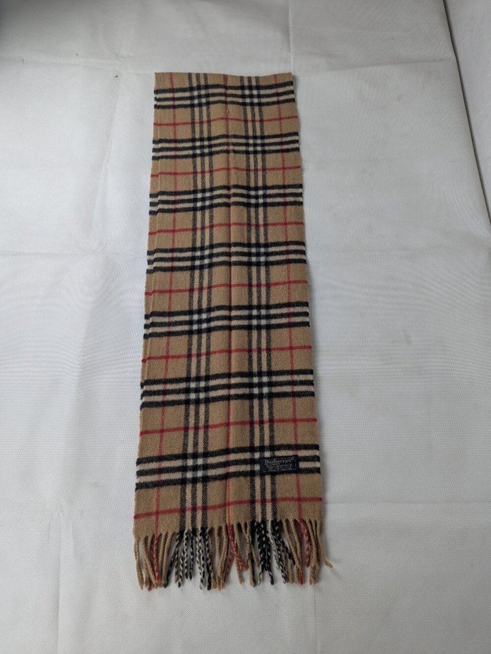 Burberry Nova Check Lambswool Beige Scarf | Must Have - Picture 4 of 11